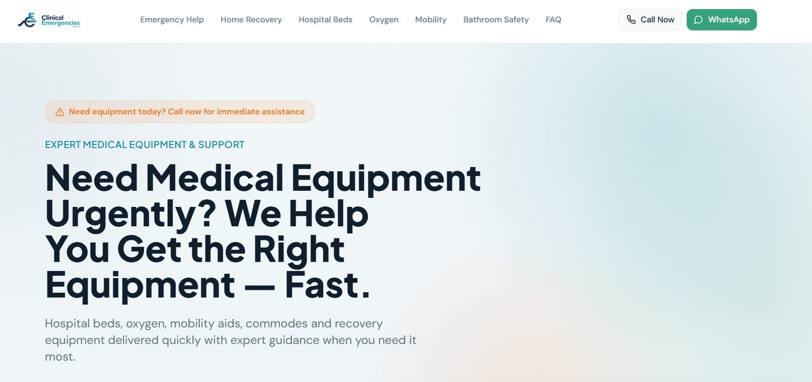 Clinical Emergencies website preview